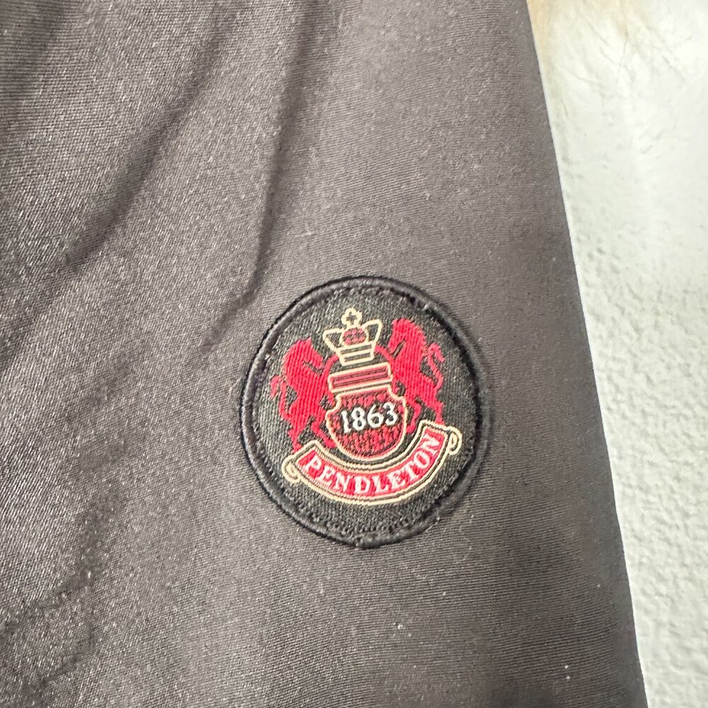 Pendleton Duck Down Feather Black Parka Jacket Co… - image 2